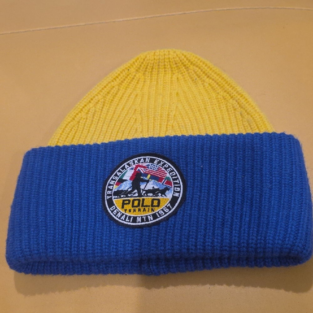 New.Polo by Ralph Lauren. Two-Tone Beanie